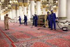 المدينة المنورة: وكالة الرئاسة العامة للمسجد النبوي تهيء المسجد النبوي للمصلين