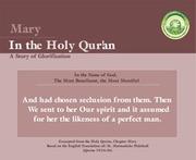 Mary In The Holy Quran
